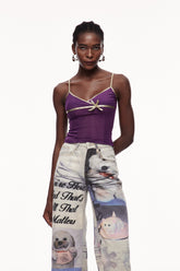 Cernunnos Mesh Spagetti Üst